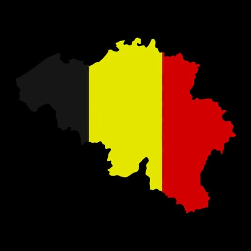 Karte Belgiens