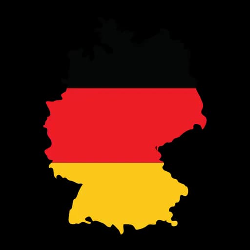 Karte Deutschlands